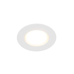 Nordlux Siege Down Light White Plastic Bathroom LED IP65 3000k Mains - thumbnail 1