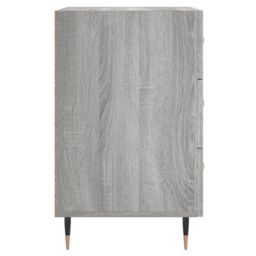 Berkfield Home Bedside Cabinet Grey Sonoma 40x40x66 cm Engineered Wood - Size: 40 x 40 x 66 cm - thumbnail 6