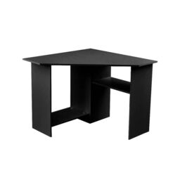 EONLION Black Computer Desk Corner Study Gaming with Shelves - thumbnail 3