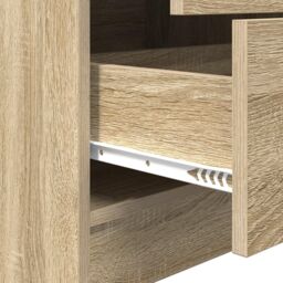 Berkfield Home Sonoma Oak Shelving Unit Sonoma Oak MDF Big Shelving Unit in Brown - thumbnail 7