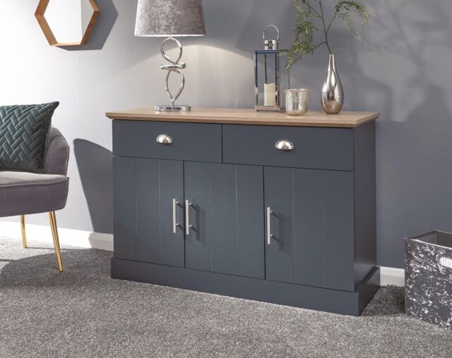 GFW Kendal Large Sideboard in Blue - image 1
