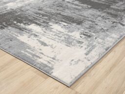 Desire Rugs Obsidian Modern Low Pile Area Rug - Craft Abstract Design in Grey - Size: 160 cm x 230 cm - thumbnail 5