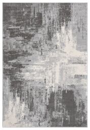 Desire Rugs Obsidian Modern Low Pile Area Rug - Craft Abstract Design in Grey - Size: 160 cm x 230 cm - thumbnail 2