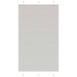 Berkfield Home Pleated Blind Light Grey 120x200 cm Fabric Width 119.4 cm Polyester - thumbnail 2