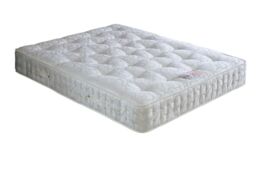 Bedmaster Miracle Pocket Sprung Wool Mattress in White - Size: King - thumbnail 3