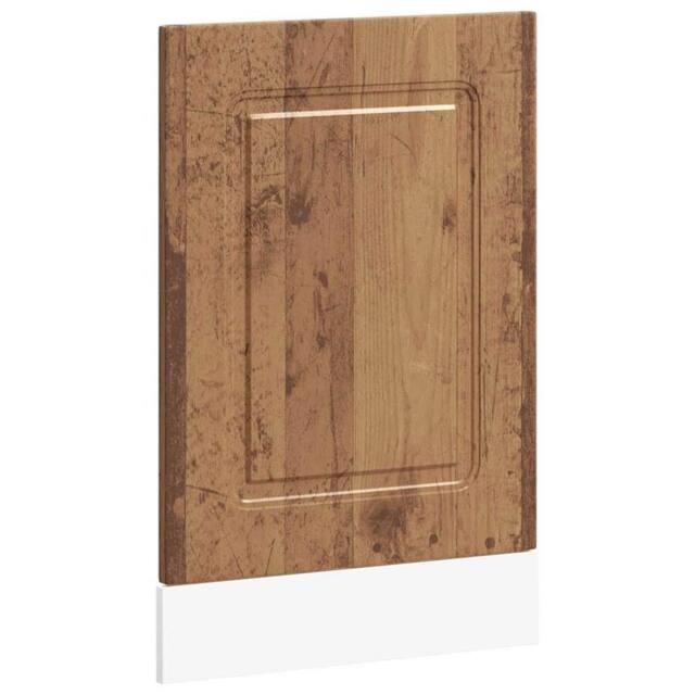 Berkfield Home Dishwasher Panel¬†Kalmar¬†Old Wood 45x1.5x67 cm Engineered Wood in Brown - image 1