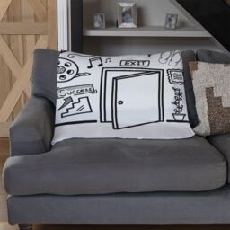 Benjamin Tate Design Experience Outside Door Blanket in Natural - Size: 120 cm x 150 cm - thumbnail 2