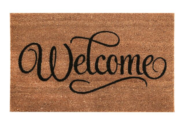 Orsina Filta Welcome Coir Doormat in Natural - Size: 100 cm diameter - image 1