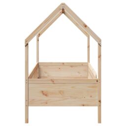 Berkfield Home Kids' House Bed Frame without Mattress 90x190 cm Single Pine in Brown - thumbnail 5