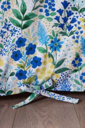 Catherine Lansfield 'Tilly Floral' Reversible Duvet Cover Set in Blue - Size: Double - thumbnail 5