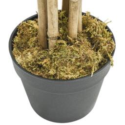 Berkfield Home Realistic Artificial Bamboo Tree 1288 Leaves 180 cm Green - thumbnail 1