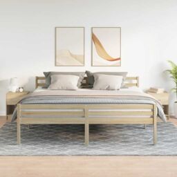 Berkfield Home Bedside Cabinets 2 pcs with Drawer Sonoma Oak 40x34x50 cm in Grey - Size: 40 x 34 x 50 cm - thumbnail 3