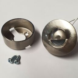 Loops Eyelid LED Plinth Light Kit 8x Round Spotlight Kitchen Bathroom Floor Kick Panel - thumbnail 5