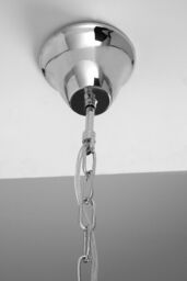 Orsina Industrial Revolution Black Pendant Light, Retro-Style Matte Black & Chrome Finish Lamp, Industrial Lighting - thumbnail 4