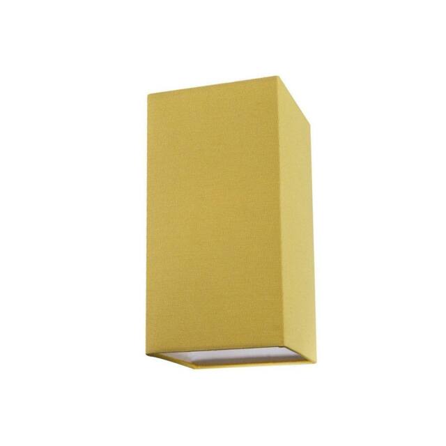 Happy Homewares Contemporary & Stylish Linen Fabric Lamp Shade in Mustard - Size: 6 inches - image 1