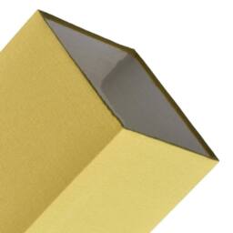 Happy Homewares Contemporary & Stylish Linen Fabric Lamp Shade in Mustard - Size: 6 inches - thumbnail 3