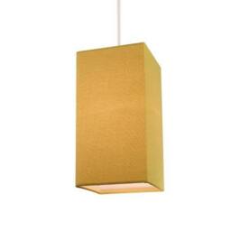 Happy Homewares Contemporary & Stylish Linen Fabric Lamp Shade in Mustard - Size: 6 inches - thumbnail 2