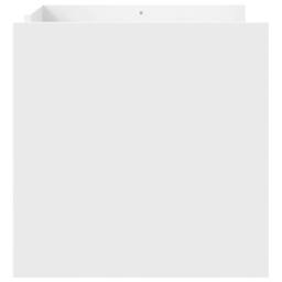 Berkfield Home Coffee Table White 80x50x50 cm Engineered Wood - Size: 80 x 50 x 50 cm - thumbnail 5
