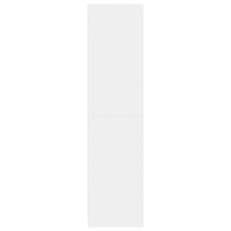 Berkfield Home Wardrobe White 30x50x200 cm Engineered Wood - Size: 30 x 50 x 200 cm - thumbnail 5