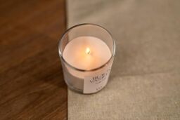 Marco Paul Glass Black Vanilla Jar Candle Strong Scented Candle Home Fragrance in Beige - thumbnail 6