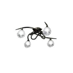 Netlighting Fragma Semi Flush Ceiling 4 Light G9 Black Chrome - thumbnail 1