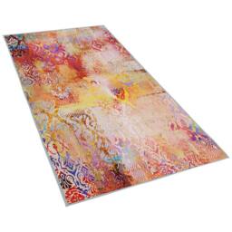 Wyld and Coco Multicolour Abstract Area Rug Polyester Anti Slip Backing - Size: 80 cm x 150 cm - thumbnail 3