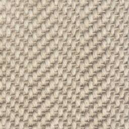 RainbowHome Belgravia Stair Runner with Herringbone Cotton Border 70cm x 700cm in Cream - Size: 20 cm x 12 cm - thumbnail 3