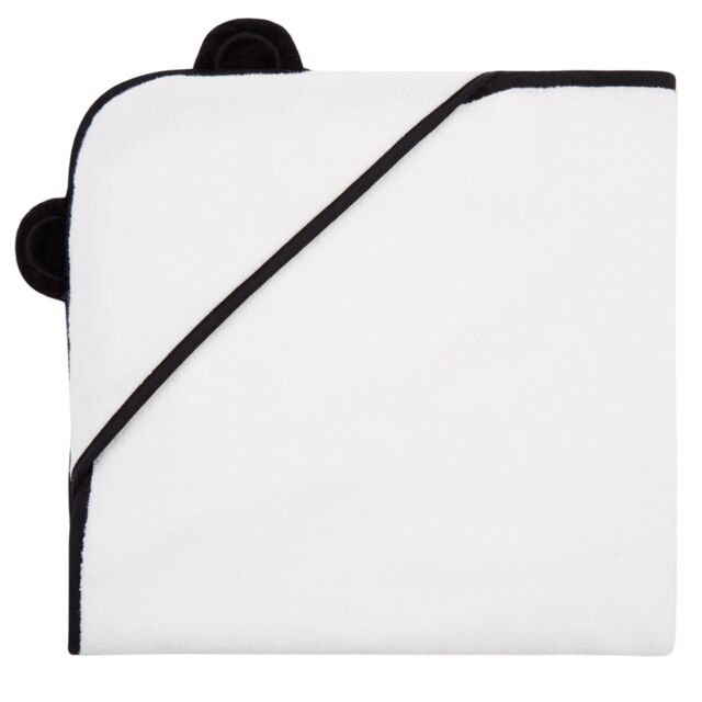 Panda London Panda Bamboo Hooded Towel in Black - image 1