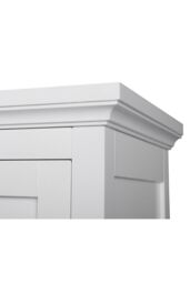 Teamson Home Bathroom White Wooden Double Door Wall Cabinet - thumbnail 6