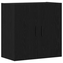 Berkfield Home Wall Cabinet Black Oak 60x31x60 cm Engineered Wood - Size: 60 x 31 x 60 cm - thumbnail 3