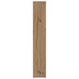 Berkfield Home Room Divider/Book Cabinet Artisan Oak 100x24x140 cm Engineered Wood in Brown - Size: 100 x 24 x 140 cm - thumbnail 6