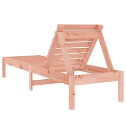 Berkfield Home Sun Lounger 199.5x60x74 cm Solid Wood Douglas in Light Brown - thumbnail 5
