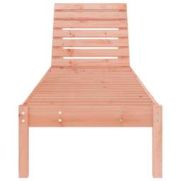 Berkfield Home Sun Lounger 199.5x60x74 cm Solid Wood Douglas in Light Brown - thumbnail 1