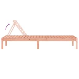 Berkfield Home Sun Lounger 199.5x60x74 cm Solid Wood Douglas in Light Brown - thumbnail 6
