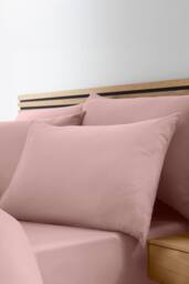Catherine Lansfield So Soft Non Iron Duvet Cover Set in Pink - Size: Single - thumbnail 2