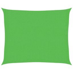 Berkfield Home Sunshade Sail 160 g/m¬≤ Light Green 2.5x3 m HDPE - thumbnail 2