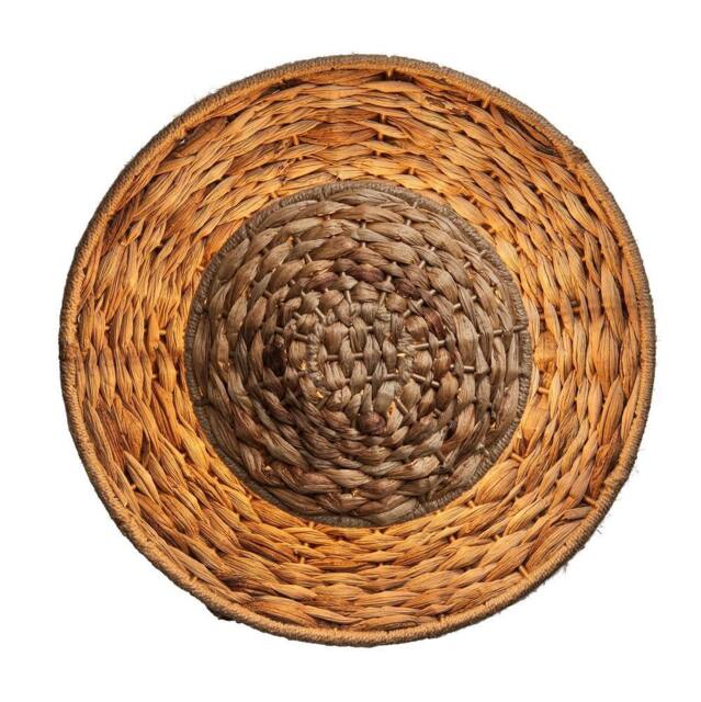 Industville Sea Grass Round Diffuser Wall Light - Natural - Size: Medium - image 1