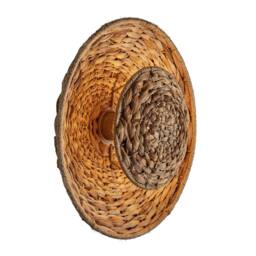 Industville Sea Grass Round Diffuser Wall Light - Natural - Size: Medium - thumbnail 4
