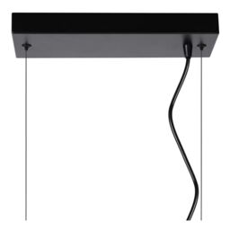 Lucide 'FABIAN' Dimmable Adjustable Height Modern Bar Pendant Light 4xE27 in Black - thumbnail 5