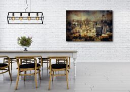 Lucide 'FABIAN' Dimmable Adjustable Height Modern Bar Pendant Light 4xE27 in Black - thumbnail 4