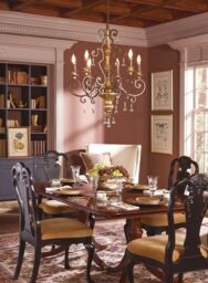 Loops 6 Bulb Chandelier Hanging Pendant LIght Heirloom LED E14 60W Bulb - thumbnail 2