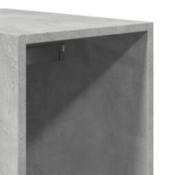Berkfield Home Wardrobe Concrete Grey 30x50x200 cm Engineered Wood - Size: 30 x 50 x 200 cm - thumbnail 8
