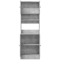 Berkfield Home Kitchen Cabinet Concrete Grey 60x50x180 cm Engineered Wood - Size: 60 x 50 x 180 cm - thumbnail 8