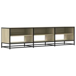 Berkfield Home TV Cabinet Sonoma Oak 180x40x46 cm Engineered Wood in Brown - Size: 180 x 40 x 46 cm - thumbnail 1