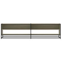 Berkfield Home TV Cabinet Sonoma Oak 180x40x46 cm Engineered Wood in Brown - Size: 180 x 40 x 46 cm - thumbnail 4