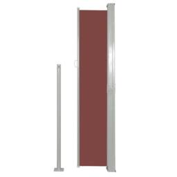 Berkfield Home Patio Retractable Side Awning 160 x 300 cm Brown - thumbnail 4