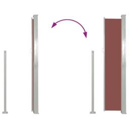 Berkfield Home Patio Retractable Side Awning 160 x 300 cm Brown - thumbnail 5