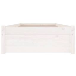 Berkfield Home Beautiful Bed Frame with Drawers White 90x200 cm - thumbnail 5