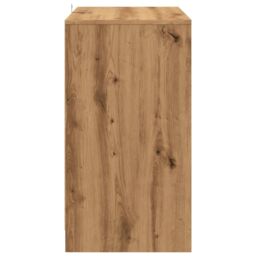 Berkfield Home Sideboard Artisan Oak 70x41x75 cm Engineered Wood in Brown - Size: 70 x 41 x 75 cm - thumbnail 5