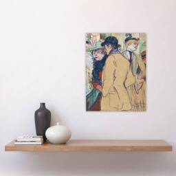 "Artery8 Alfred la Guigne in Cafe Vintage Wall Art Print Toulouse Lautrec - Size: W24"" x H32""" - thumbnail 4